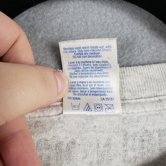 Leadface Band Tee Gray Size XL Graffiti Graphic Streetwear Trash NSFW Maximalist - Picture 5 of 6